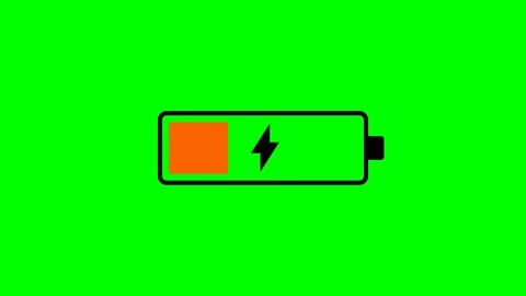 Battery Level Indicator Icon Animation. Video stock 337393714