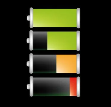 Battery life Stock Illustration