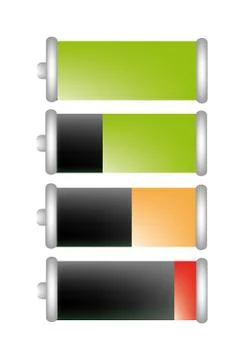 Battery life Stock Illustration