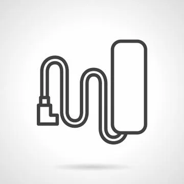 Battery line vector icon Stock Illustration
