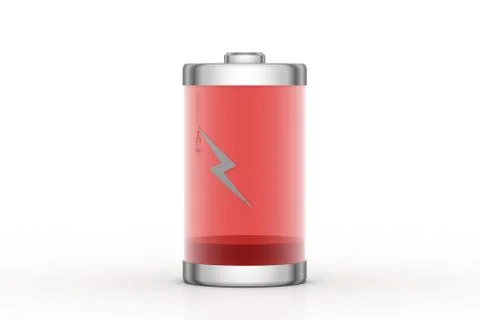 Battery with low charge Free Stock Illustration