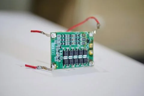 Battery Management System or BMS module for protection Stock Photos