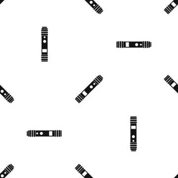 Battery mod for electronic cigarette pattern seamless black Stock Illustration