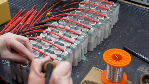 Battery pack assembly Stock Footage 314908011