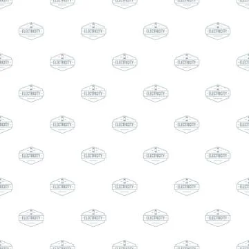 Battery pattern vector seamless Stock Illustration