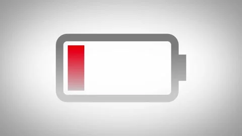 Battery percentage is decreasing 库存影片 294194053