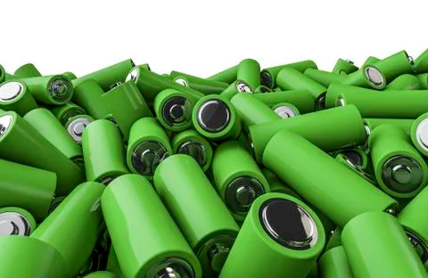 Battery pile Stock-Illustration
