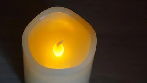 Battery-powered candle Stock Photos