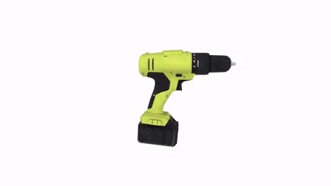 Battery powered drill with ergonomic design for efficient DIY projects 스톡 동영상 297584438