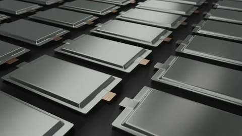 Battery Production Line 4K Stock Footage 200530767