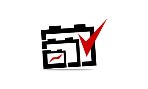 Battery Quality Logo Design Template Vector Stock-Illustration