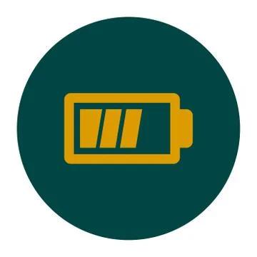 Battery sign icon. Stock Illustration