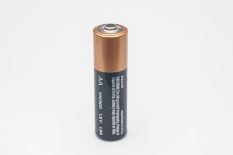 Battery standing alone Stock Photos