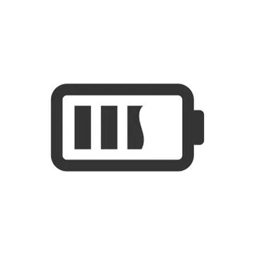 Battery Status Icon Stock Illustration
