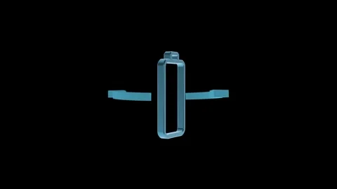 Battery storage icon indicates the progress of fast charge. Stock Footage 335381049