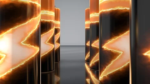 Battery tech and future battery power technology to run a clean green world Stock Footage 91367757