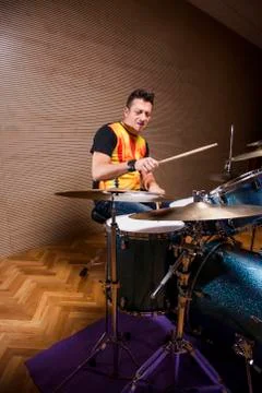 Battery test Stock Photos