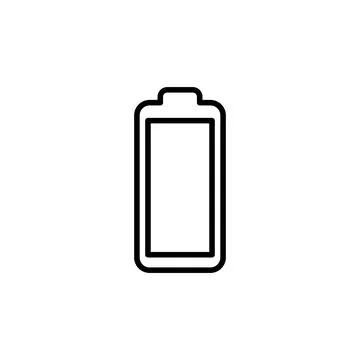 Battery vector icon. battery charge level. battery Charging icon Stock Illustration