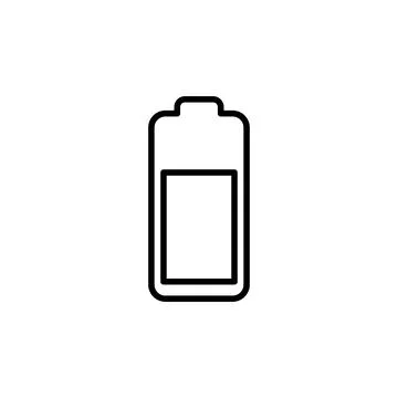 Battery vector icon. battery charge level. battery Charging icon Stock Illustration