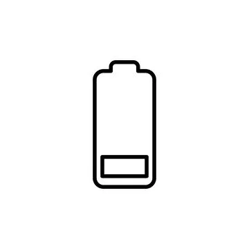 Battery vector icon. battery charge level. battery Charging icon Stock Illustration