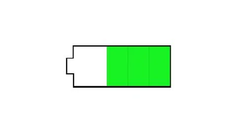 Battery vector icon. Battery Icon. Stock Illustration
