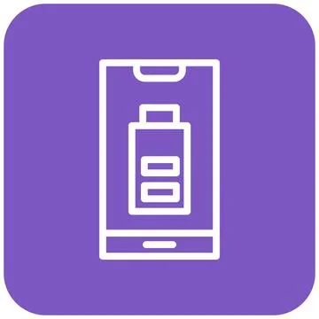 Battery Vector Icon Design Illustration Stock Illustration