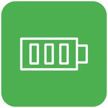 Battery Vector Icon Design Illustration Stock Illustration