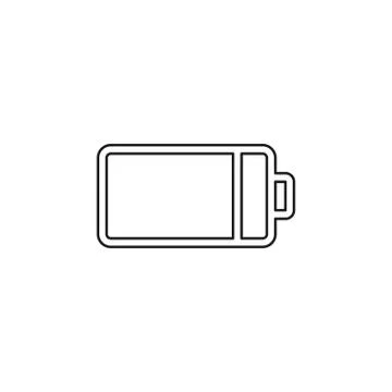 Battery vector icon Stock Illustration