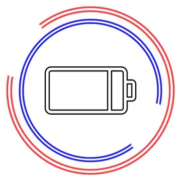 Battery vector icon Stock Illustration