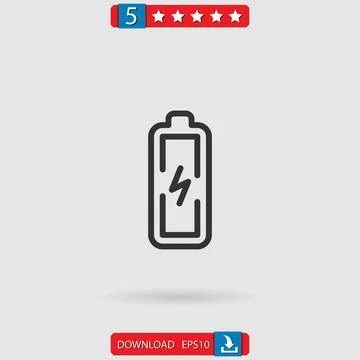 Battery vector icon Stock-Illustration