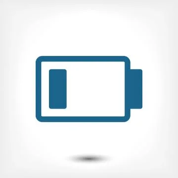 Battery vector icon stock vector illustration flat design イラスト素材