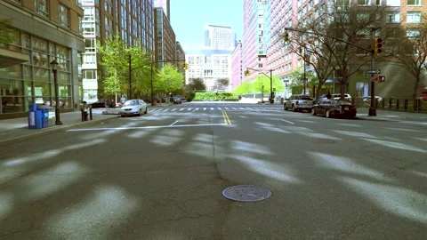 BatteryParkstreet4 Video stock 143102790