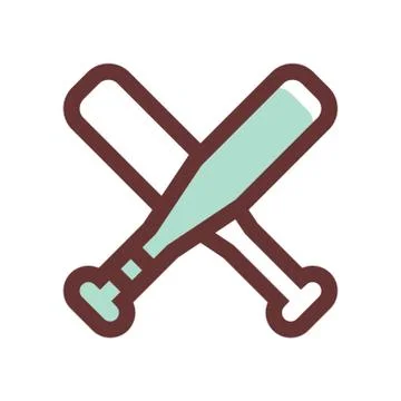 Batting Bats Stock Illustration