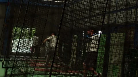 Batting Centre 3 men,Japan,4K Stock-Footage 312220602