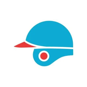 Batting Helmet Stock Illustration