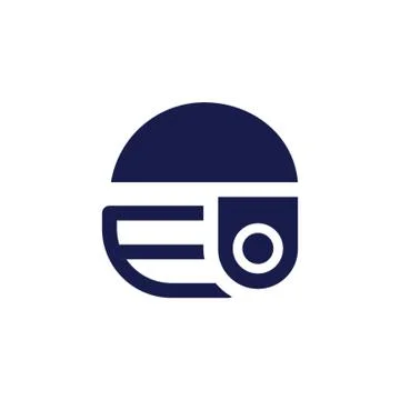 Batting Helmet Stock Illustration