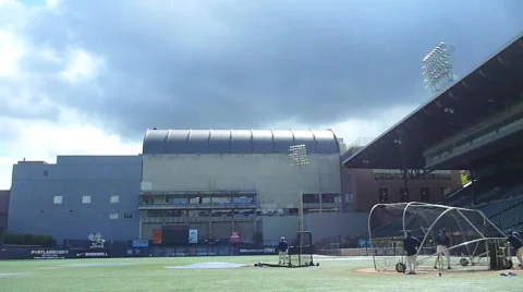 Batting Practice Time Lapse Stock Footage 711183