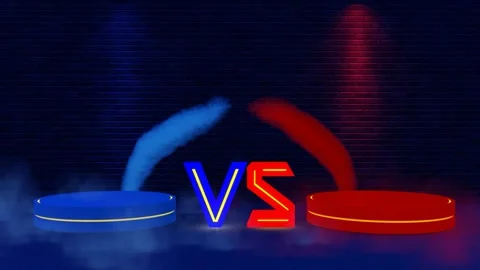 Battle arena video background. VS (versus) Stock Footage 260774614