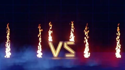 Battle arena video background. VS (versus) Stock Footage 260775288