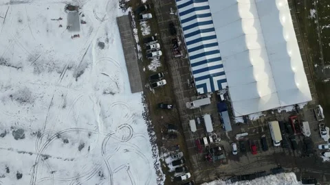 Battle on Bago Top Down Video stock 233909131