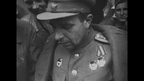 Battle of Berlin. Soviet commanders Vídeos de archivo 246819816