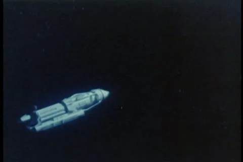 Battle between terrestrial and alien spaceships Stock Footage 11354676