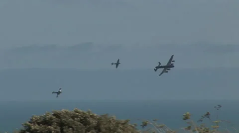 The Battle of Britain Memorial Flight 스톡 동영상 66558928