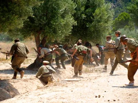 Battle of the Ebro 스톡 사진