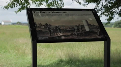 Battle Field Focus Pull Stock Footage 64922575