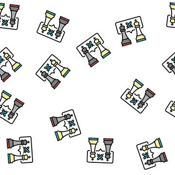 Battle game vector seamless pattern 스톡 일러스트