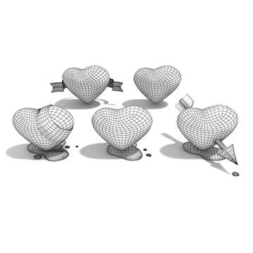 Battle hearts 3D Model