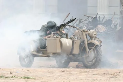 Battle incident Stock Photos