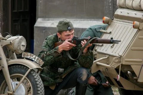 Battle incident Stock Photos