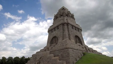 Battle of Nations Monument Timelapse Stock Footage 77972095